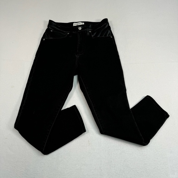 Abercrombie Fitch Super Skinny Jeans Womens 4/27 S Curve Love Black High Rise - Picture 1 of 12